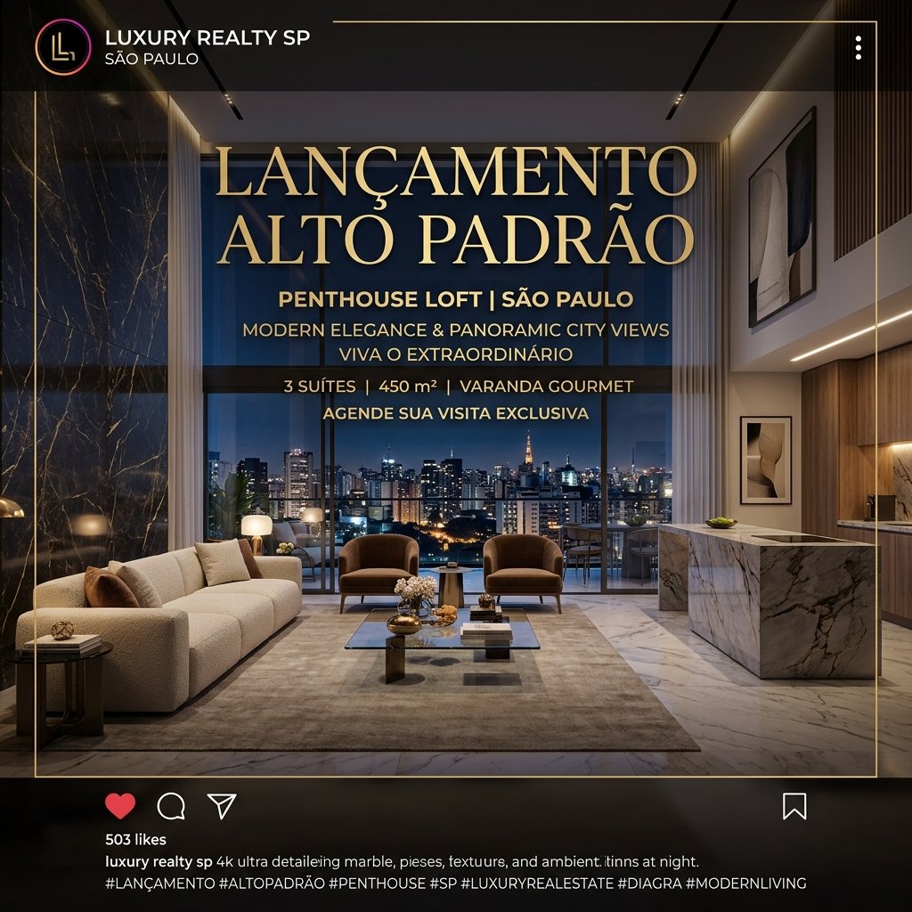 Criativo Penthouse Lançamento